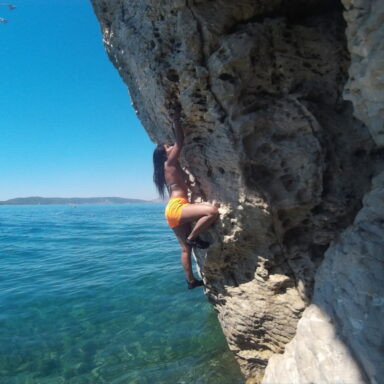 Deep Water Solo and Cliff Jumping Split Croatia